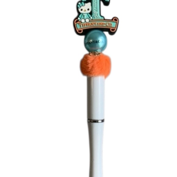 Tiffany & Co. and Hello Kitty Handmade Customized Blue White and Orange Pen NWOT - Picture 4 of 13